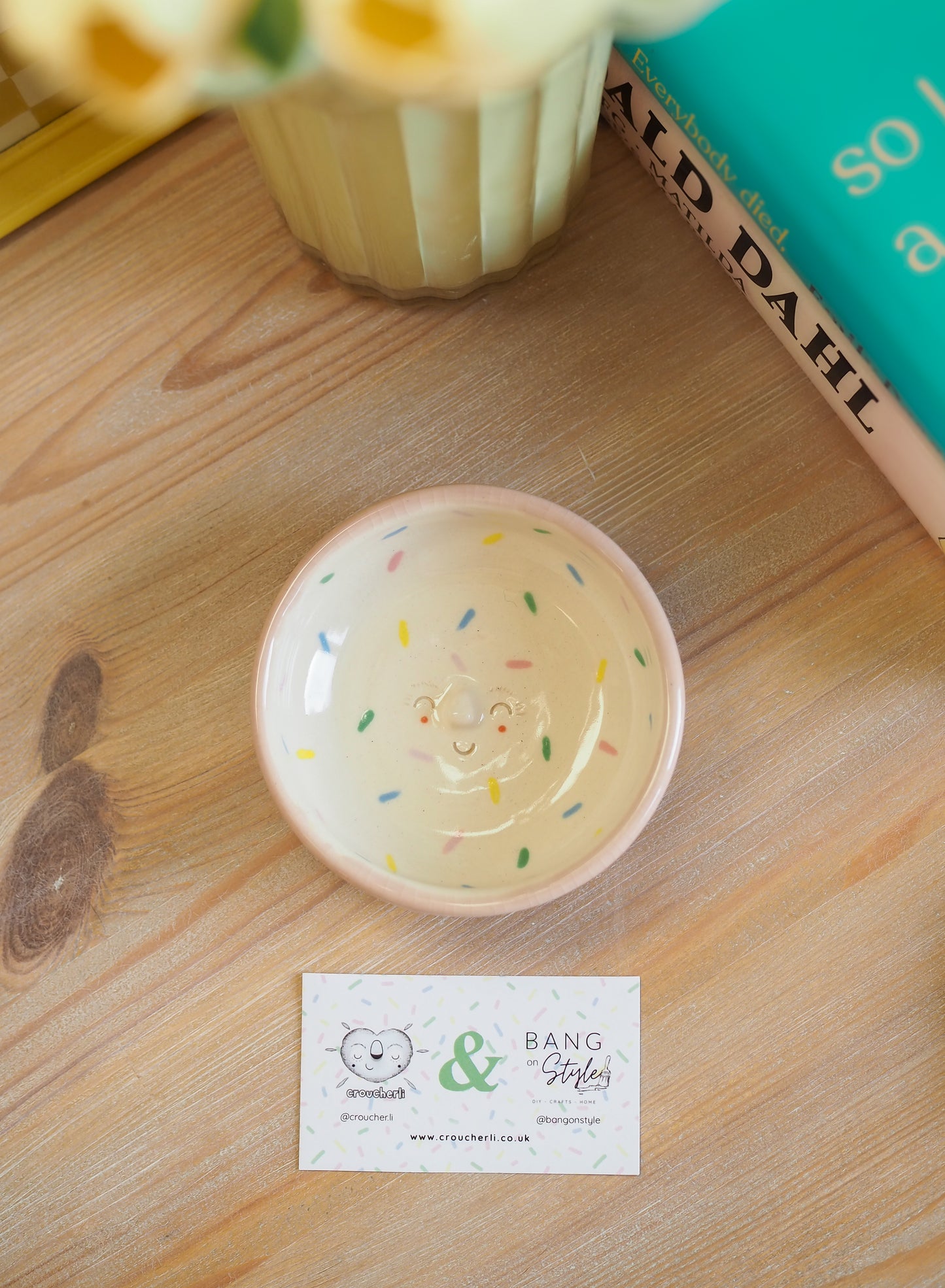 confetti trinket bowl