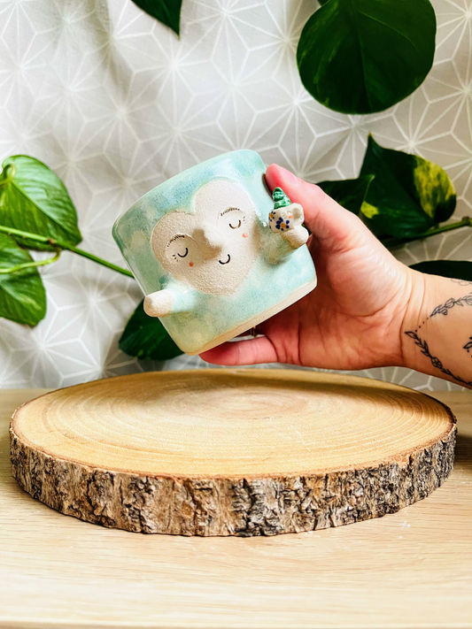 little pot & tiny pot: opalite