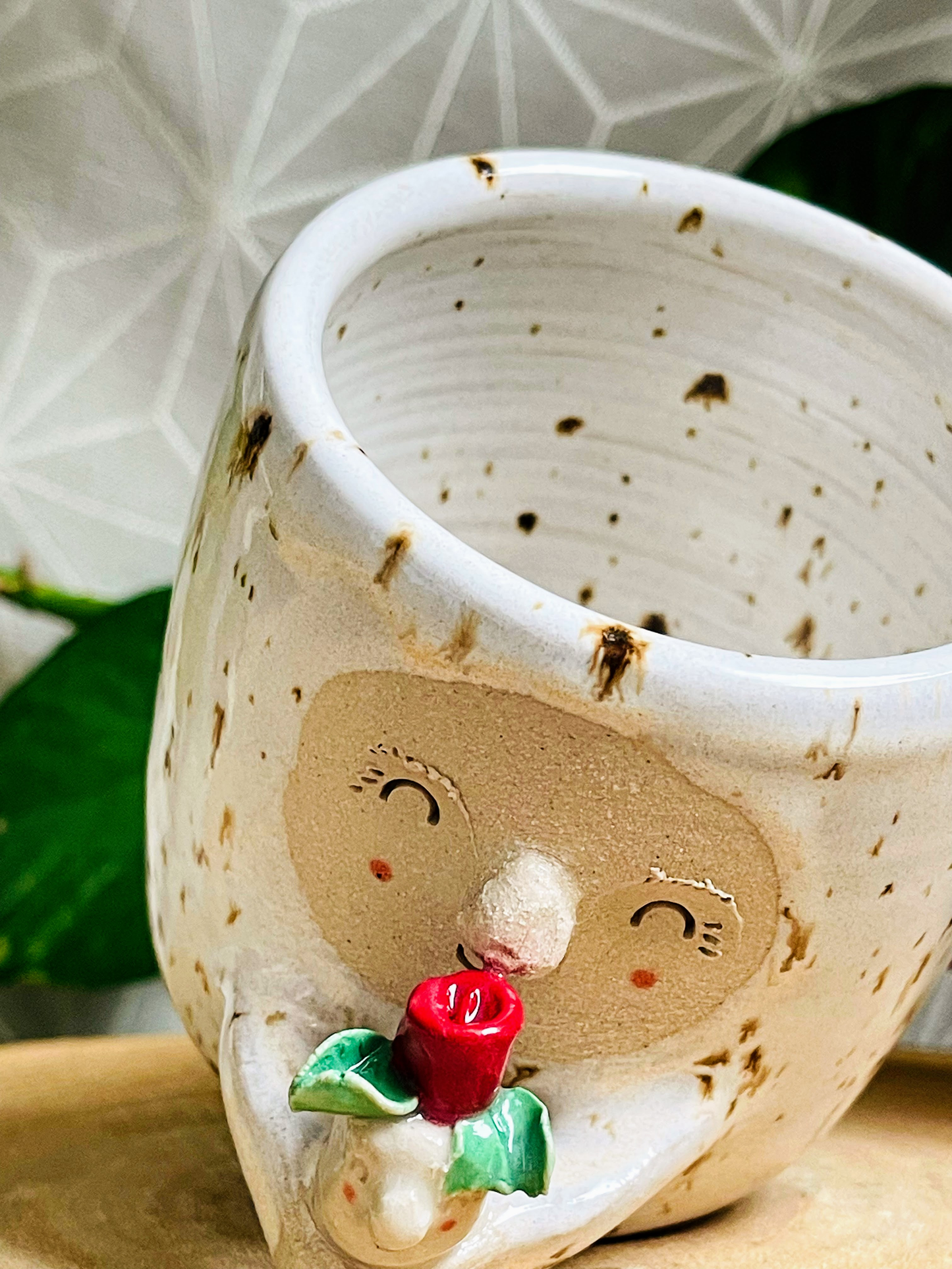 little pot & tiny pot: coffee fleck