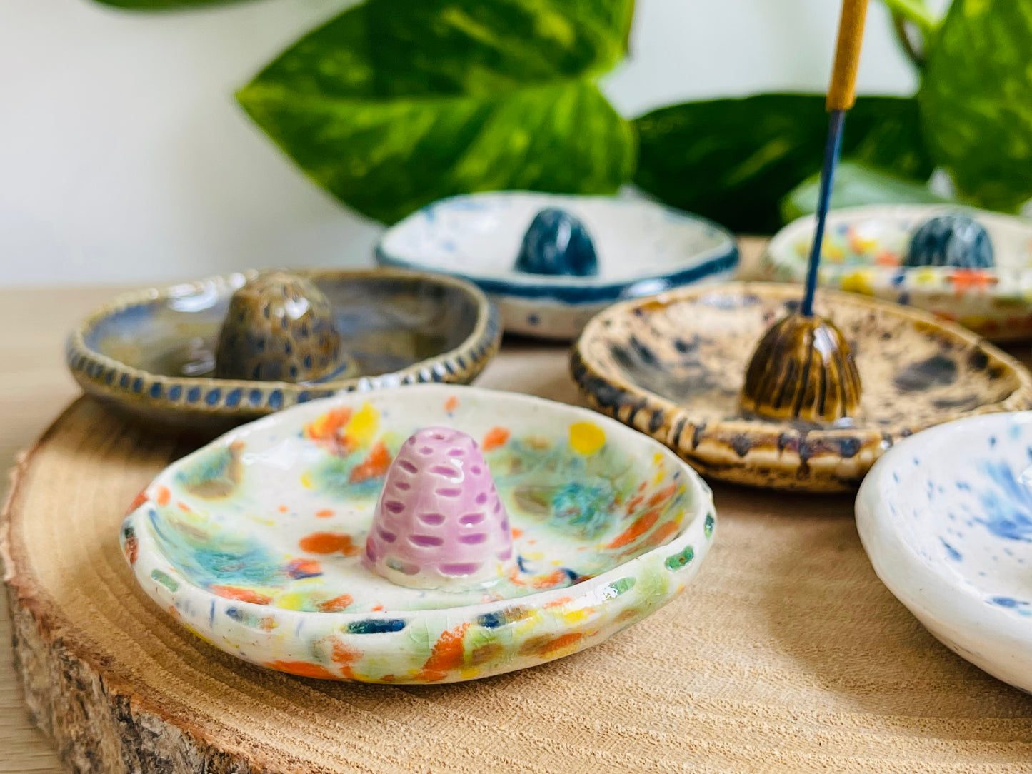 mini incense holder: various designs