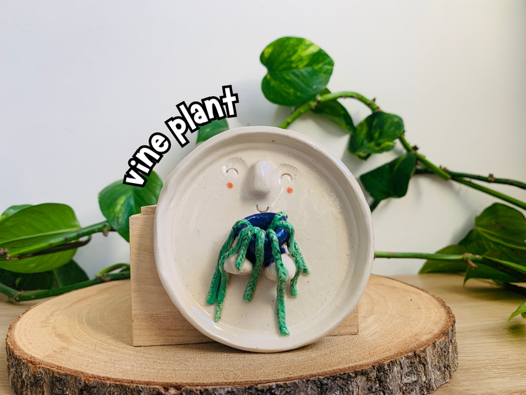 plant lovers' trinket dish: various designs