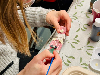 2-part ceramic christmas decorations: colchester