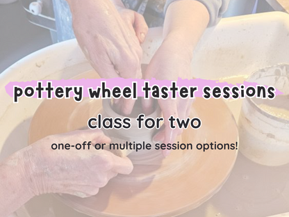 pottery wheel taster: class for two