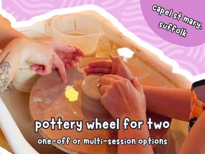 pottery wheel: class for two