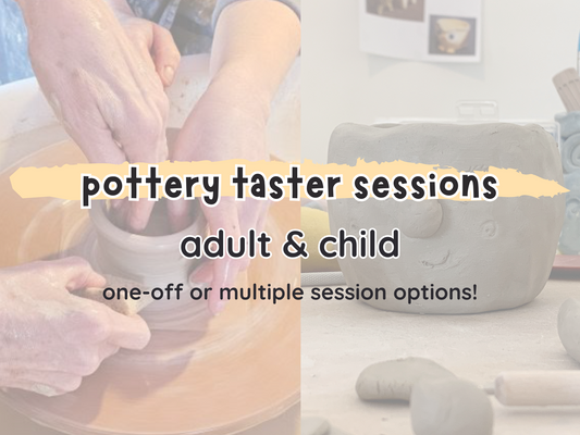 one-off pottery taster: adult & child