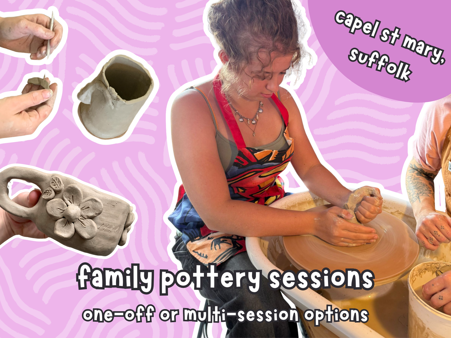 family pottery sessions