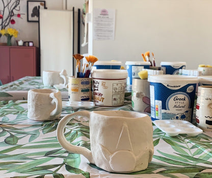 pinch mug magic: a 2-part pottery workshop