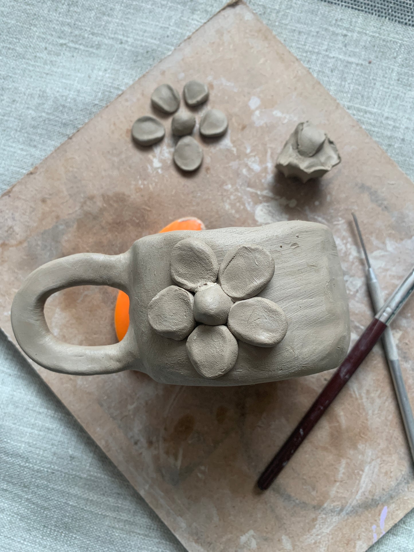 home ed pottery: make a mug