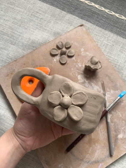 adults pottery workshop: pinch mug magic