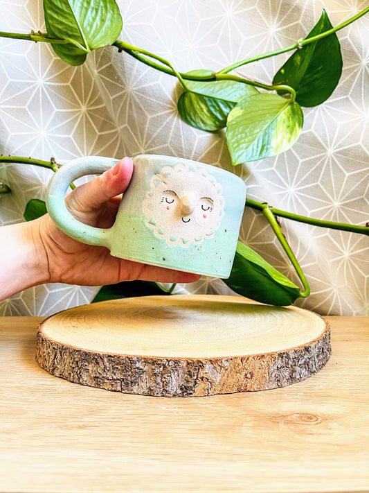 chunky hug mug: mint choc chip/glacier