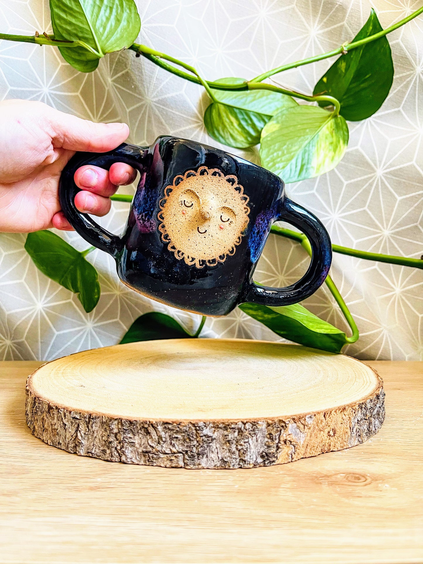 easy grip big hug mug: dark galaxy