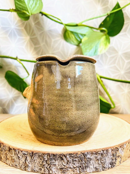 tea steeper set: soft grey