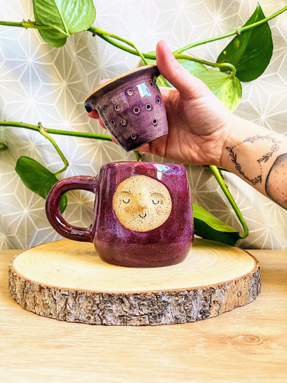 tea steeper set: blackcurrant
