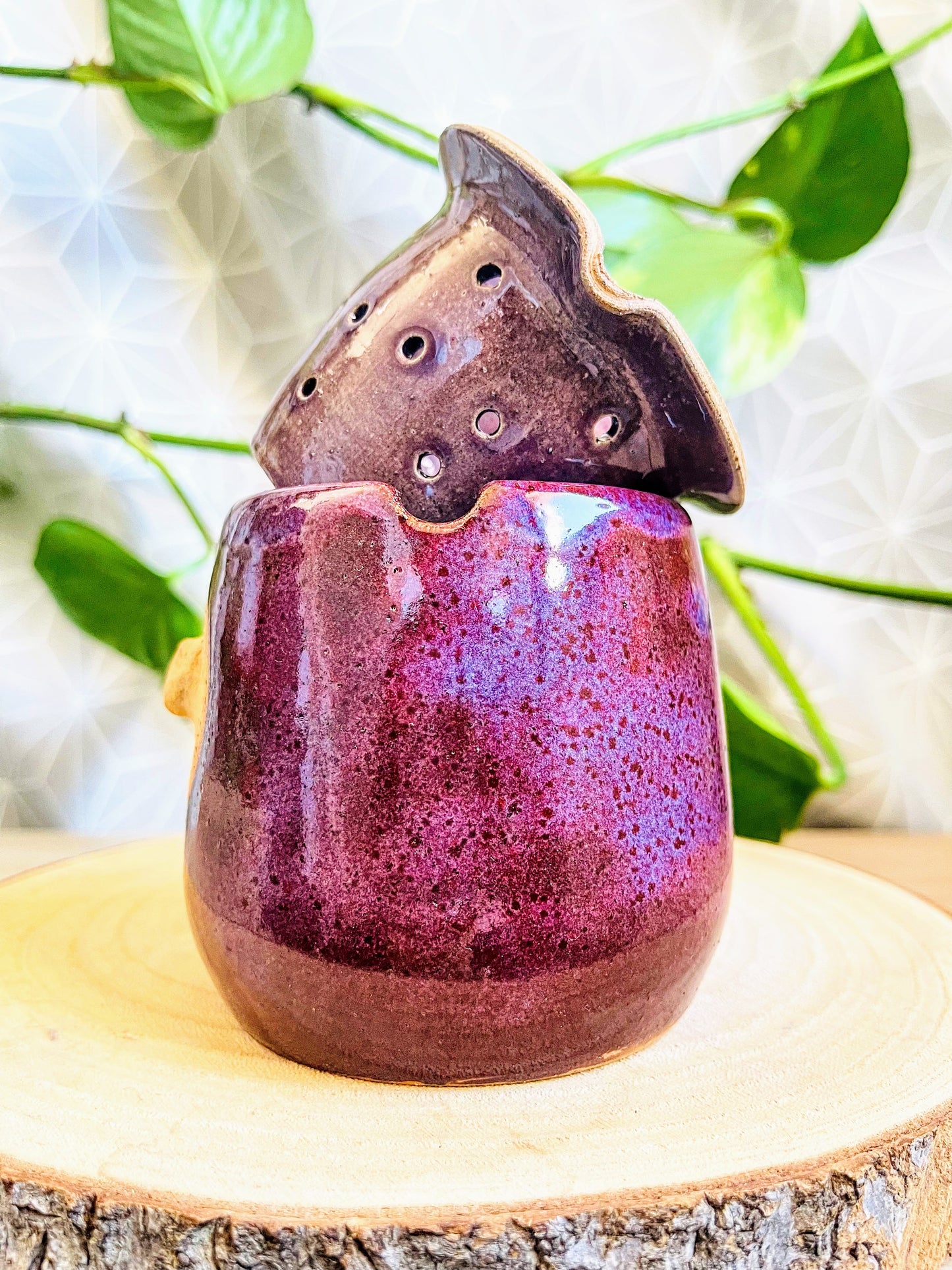 tea steeper set: blackcurrant
