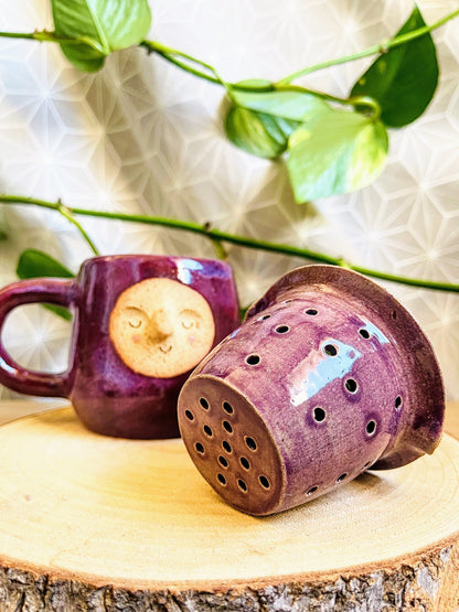 tea steeper set: blackcurrant
