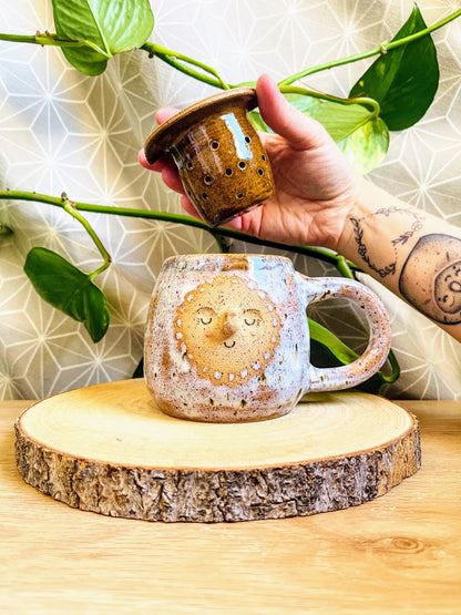 tea steeper set: siver birch