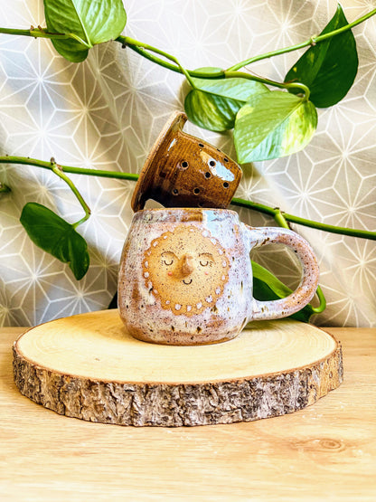tea steeper set: siver birch