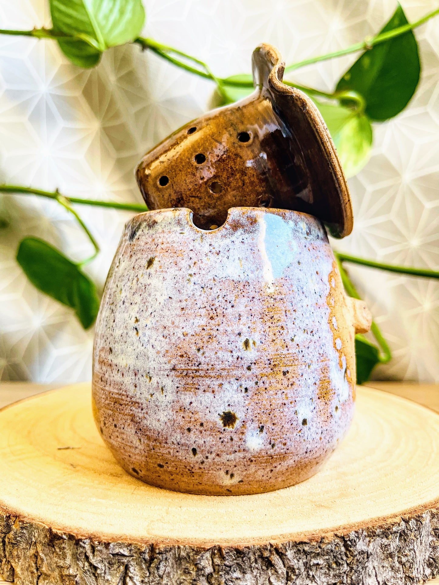 tea steeper set: siver birch