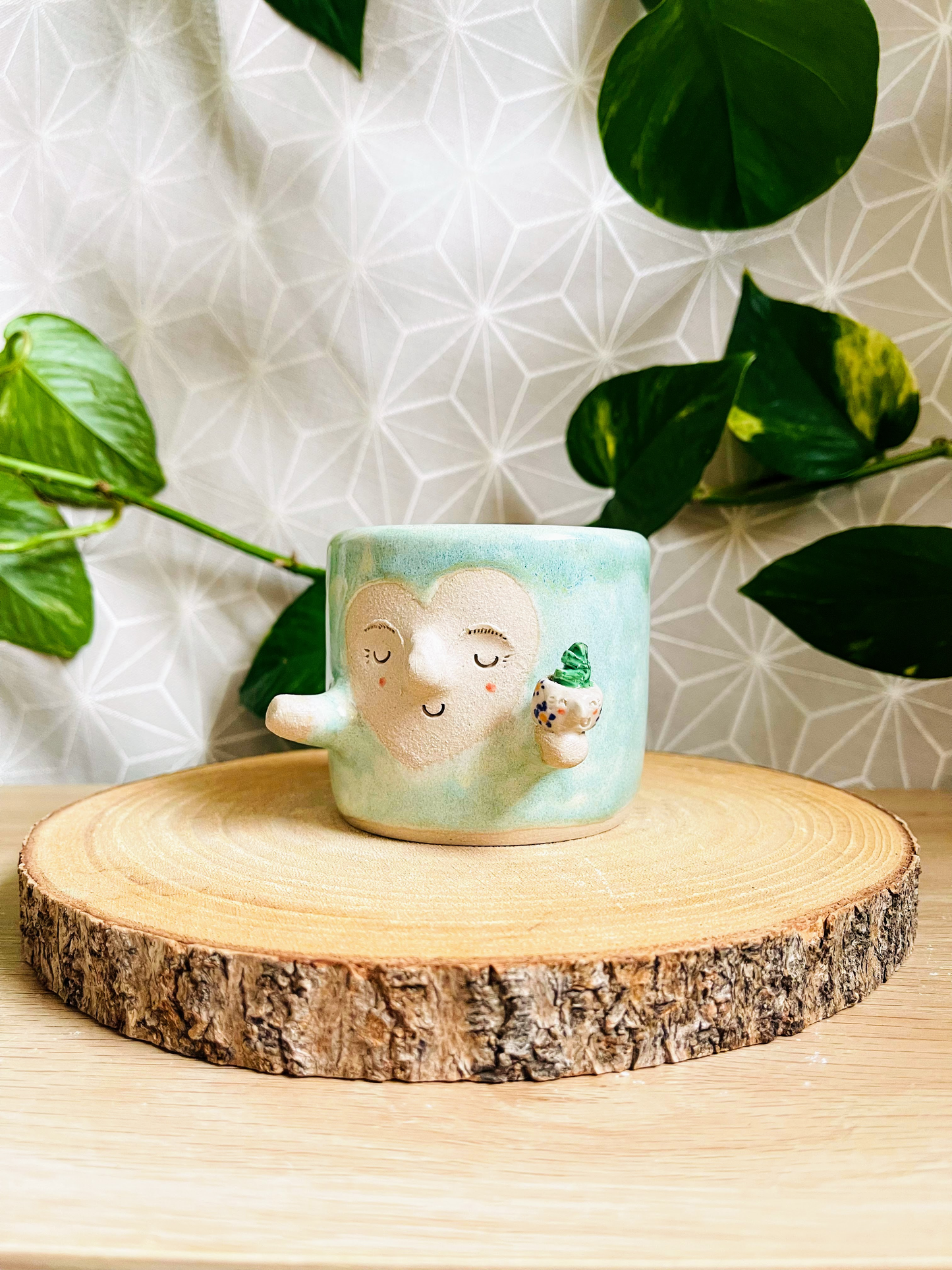 little pot & tiny pot: opalite