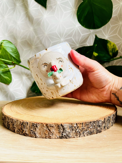 little pot & tiny pot: coffee fleck