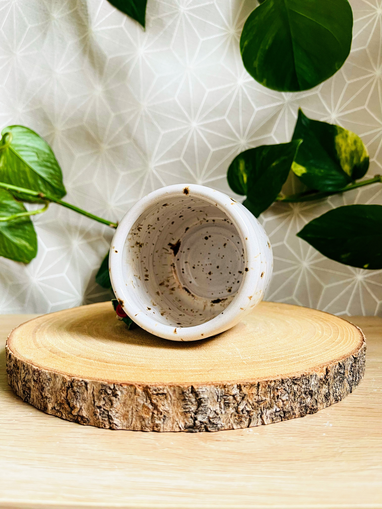 little pot & tiny pot: coffee fleck