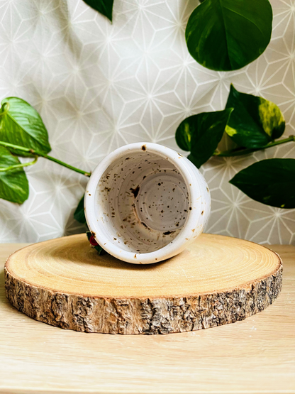 little pot & tiny pot: coffee fleck