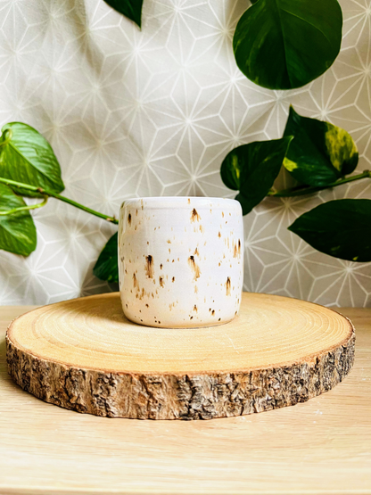 little pot & tiny pot: coffee fleck