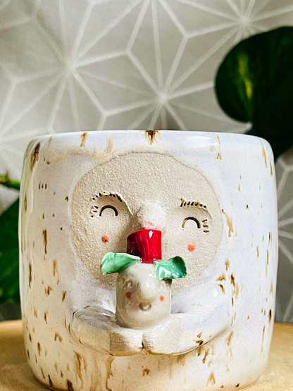 little pot & tiny pot: coffee fleck