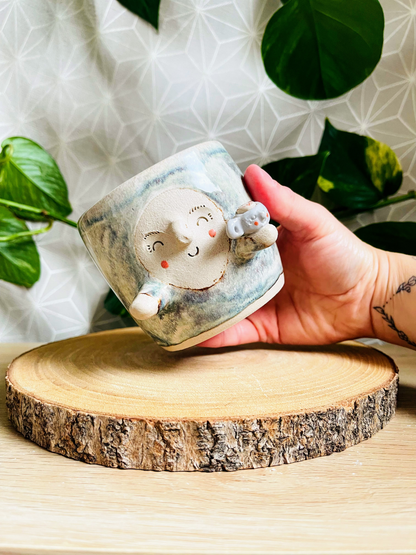 little pot & tiny cup: light surf