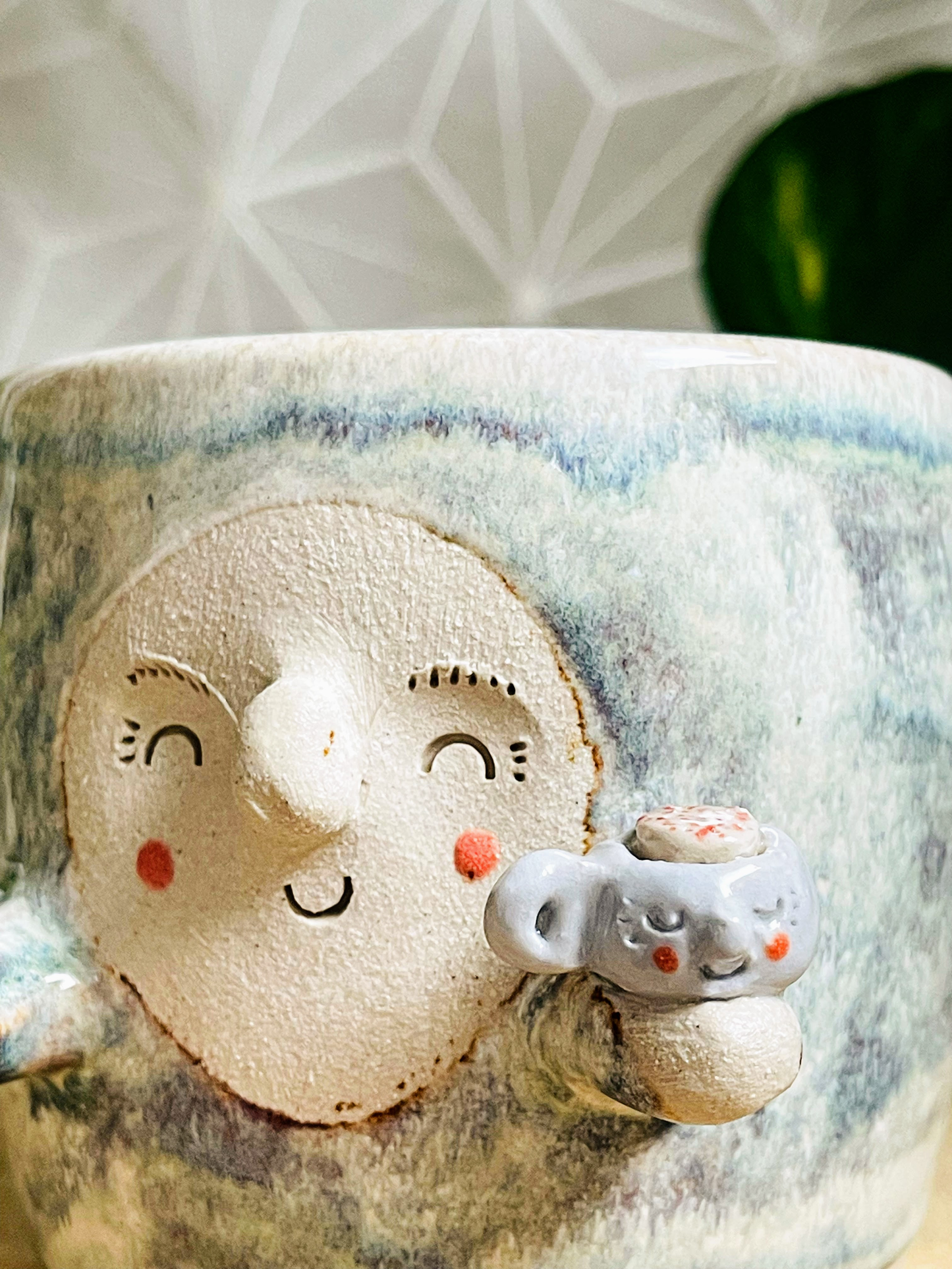 little pot & tiny cup: light surf