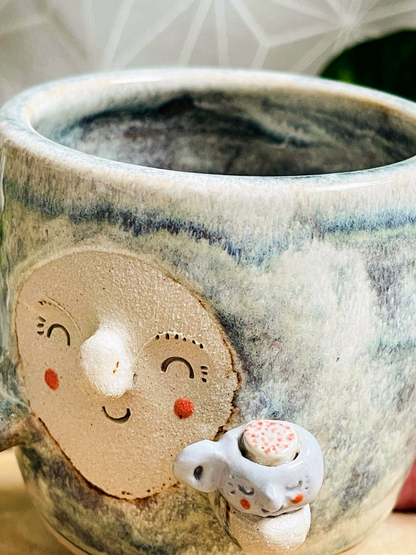 little pot & tiny cup: light surf