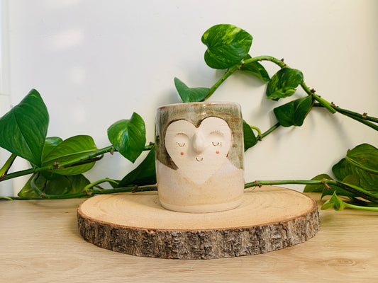 midi pot: iron lustre/oatmeal