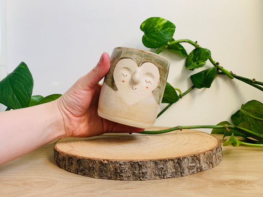 midi pot: iron lustre/oatmeal