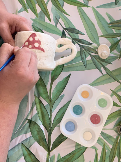 pinch mug magic: a 2-part pottery workshop