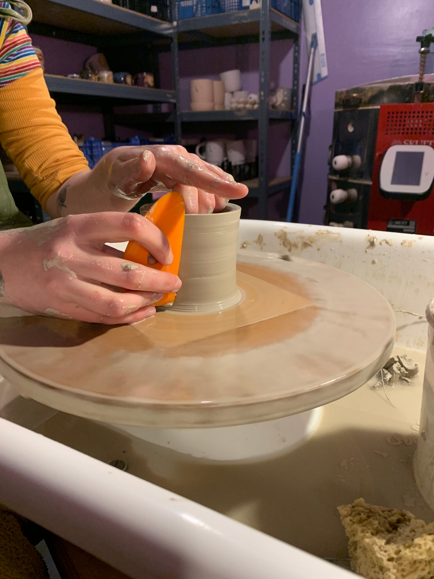 one-to-one classes: potters wheel