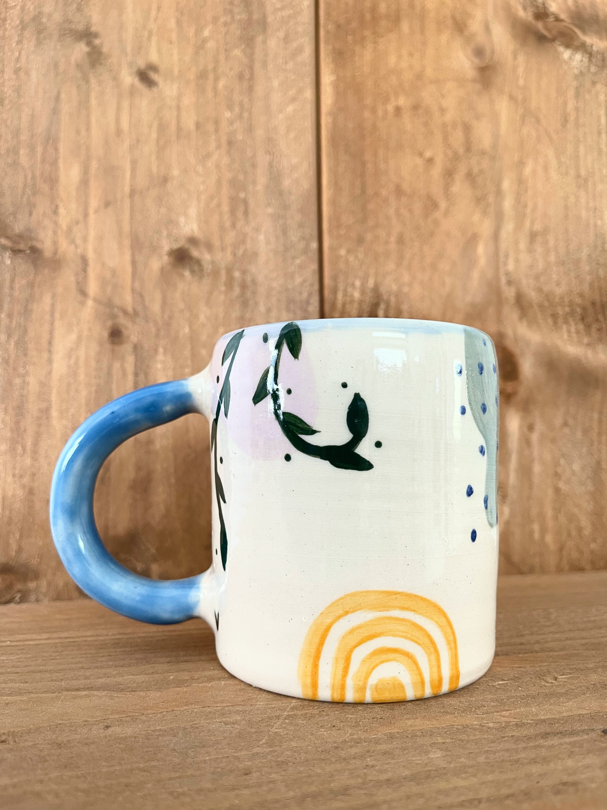 doodle hug mug: sky