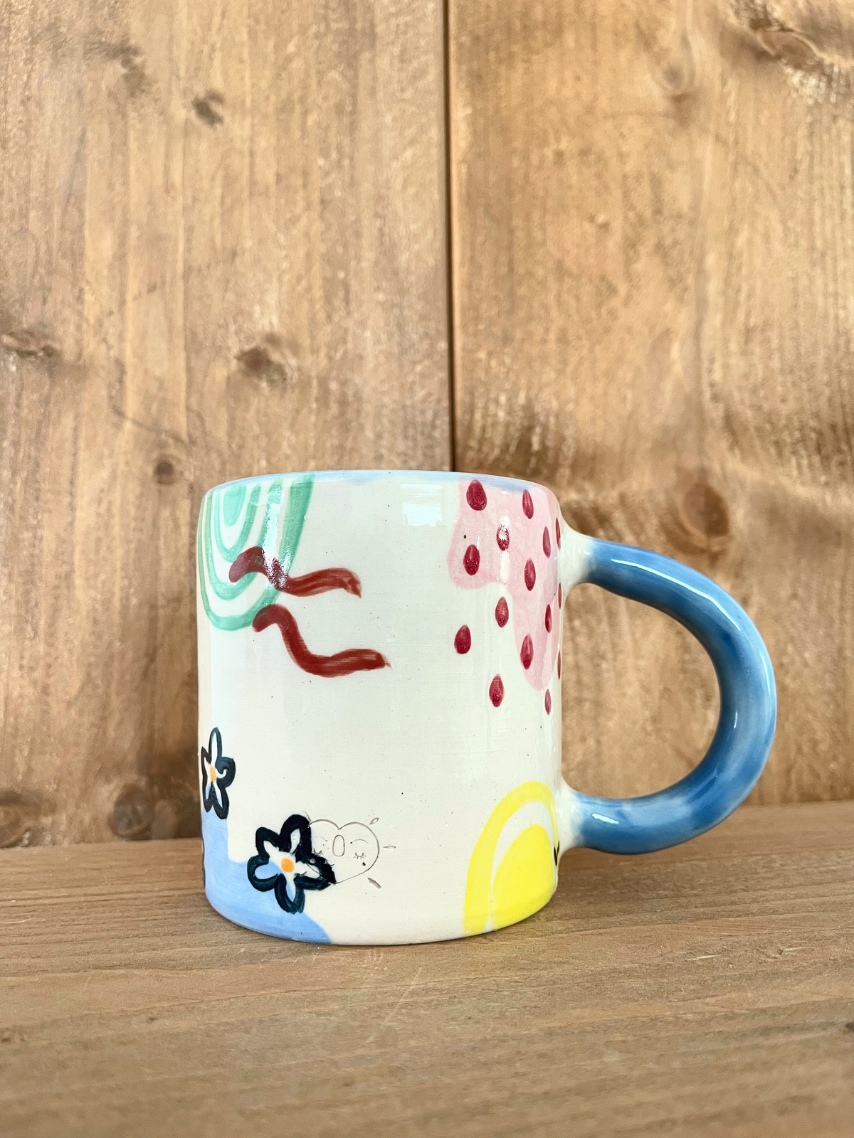 doodle hug mug: sky