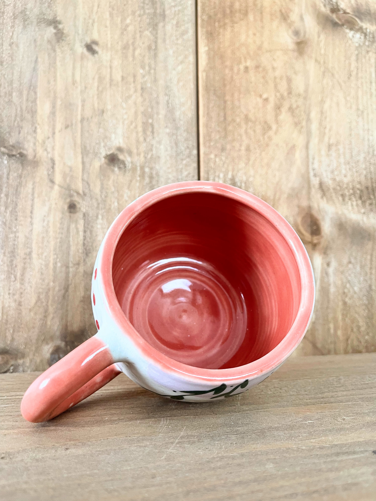 small doodle mug: poppy