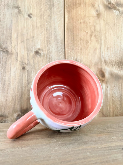 small doodle mug: poppy