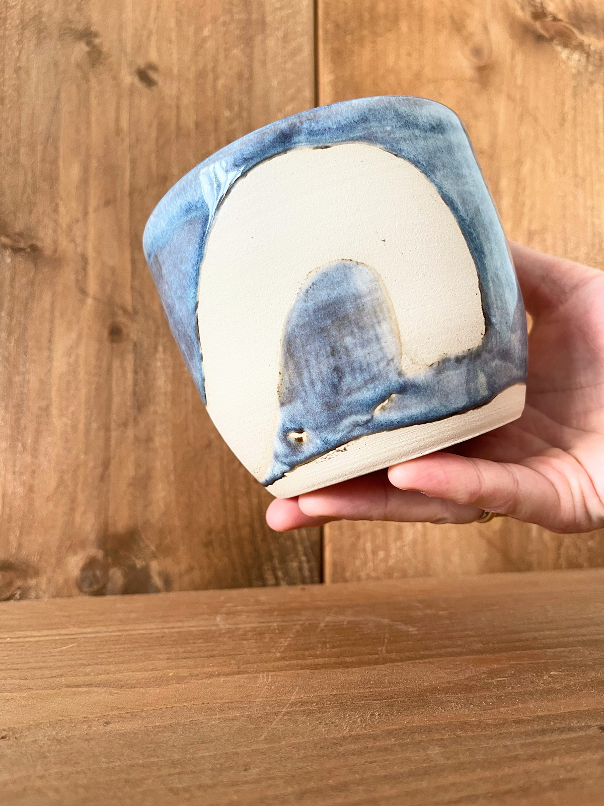 planter pot: cloudy day