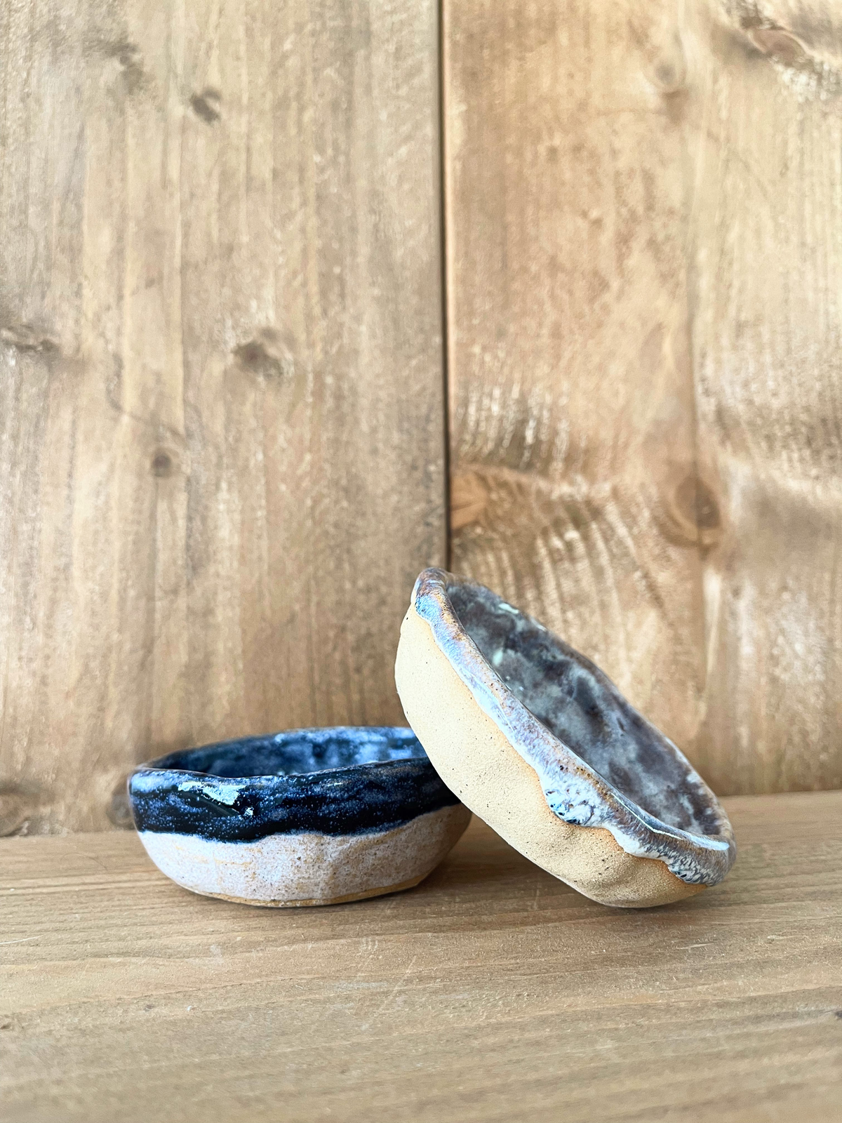 pair of pinch dishes
