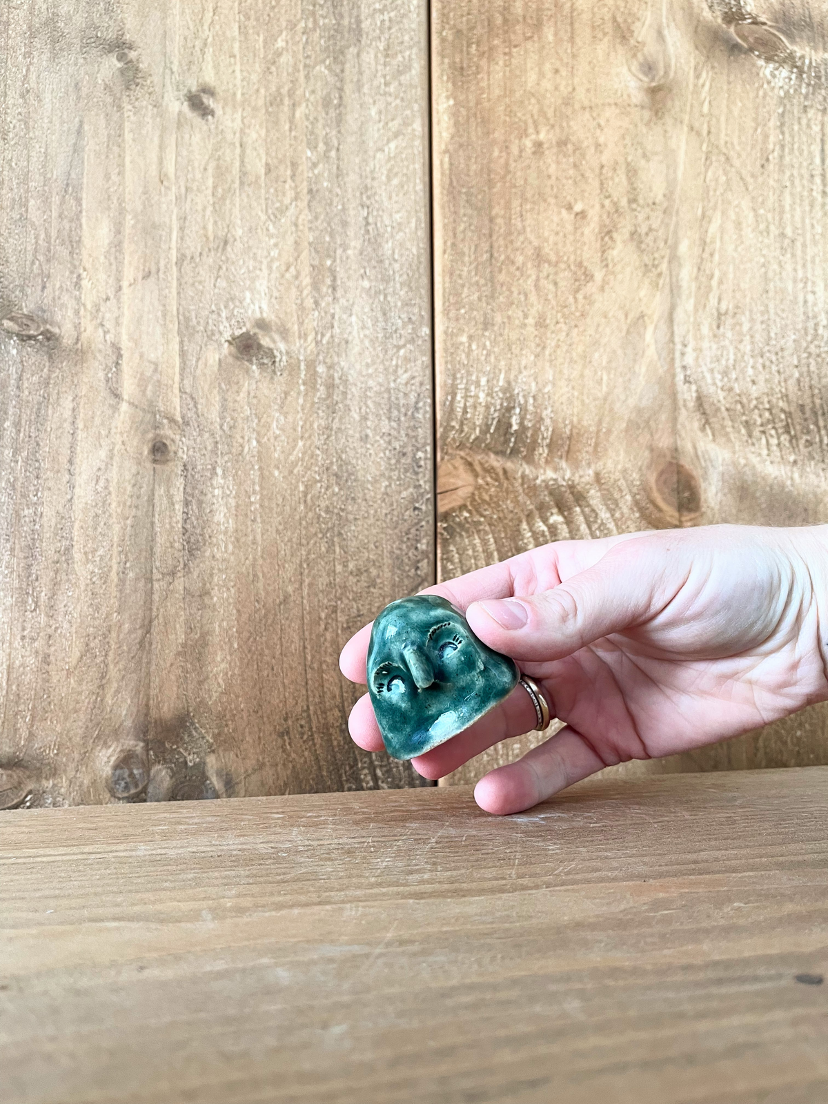little incense holder: forest