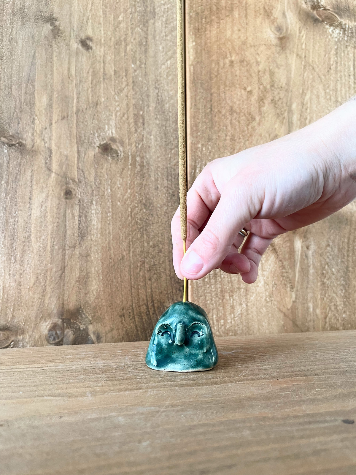 little incense holder: forest