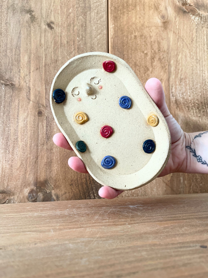 oval(ish) dish: various designs