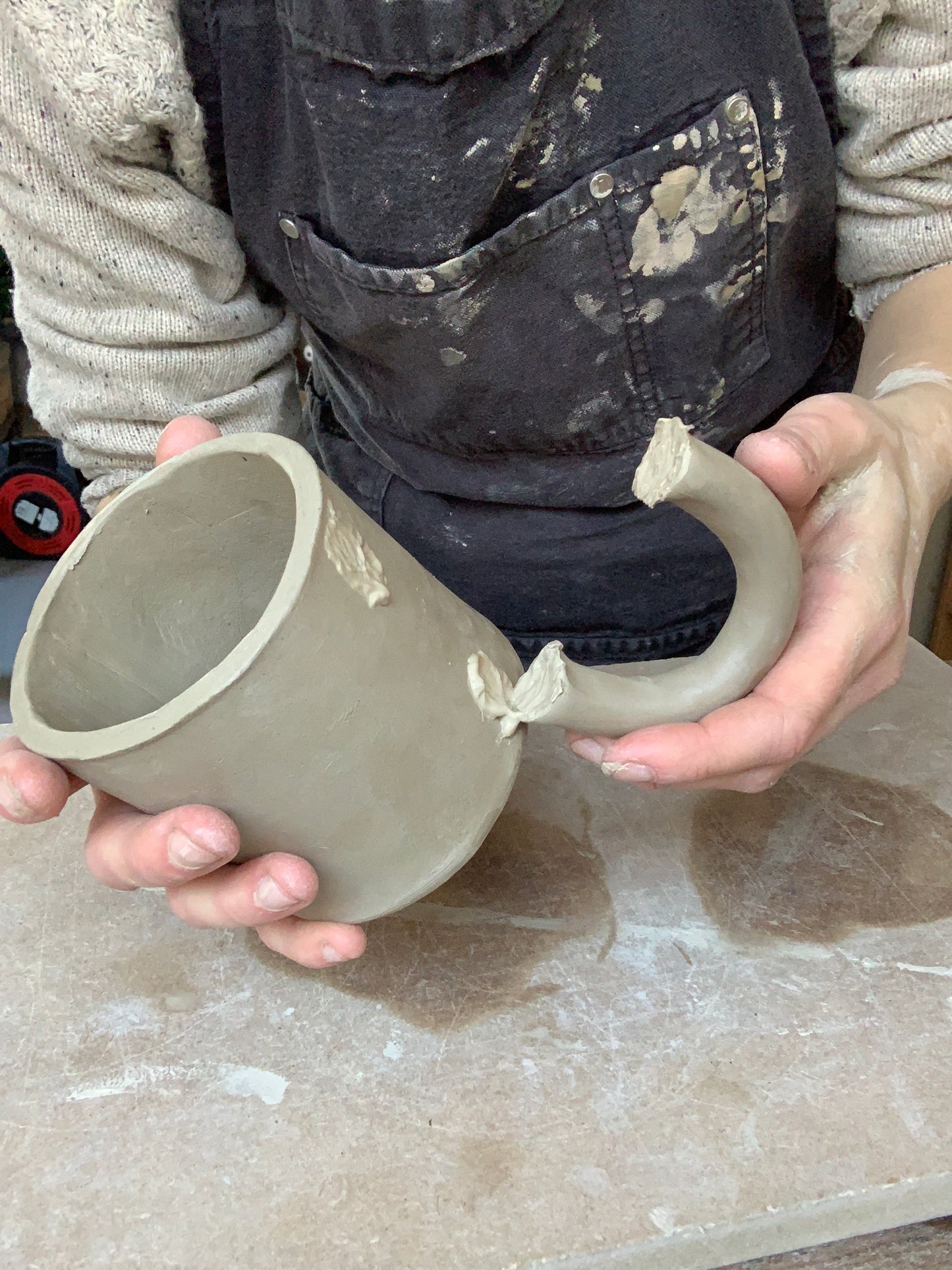 home ed pottery: make a mug