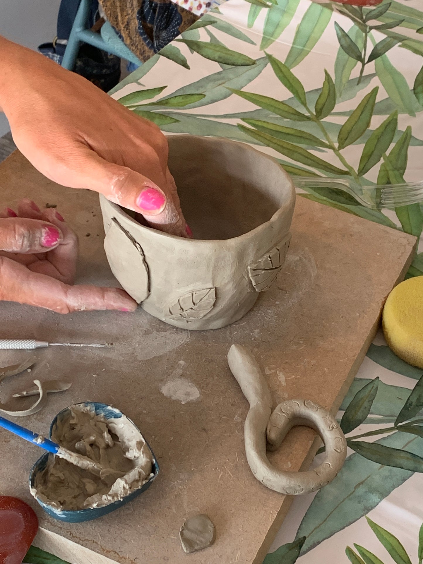 pinch mug magic: a 2-part pottery workshop