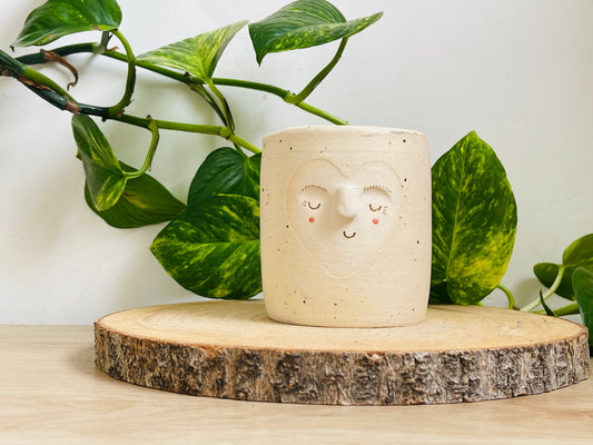 midi pot: speckled ivory
