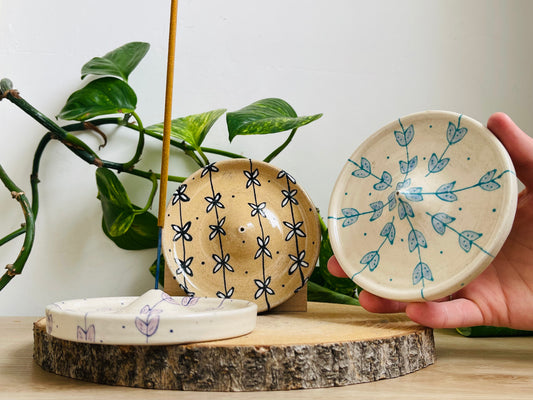 incense dish: various designs