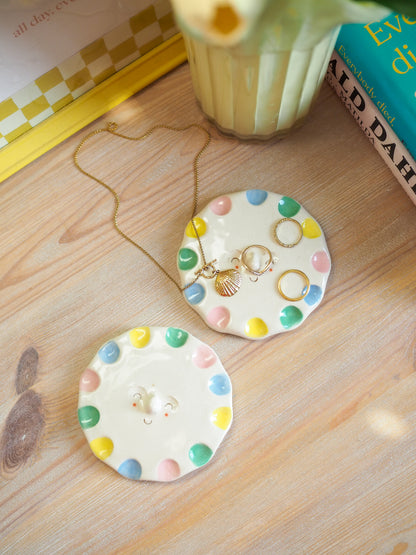 scalloped trinket plate