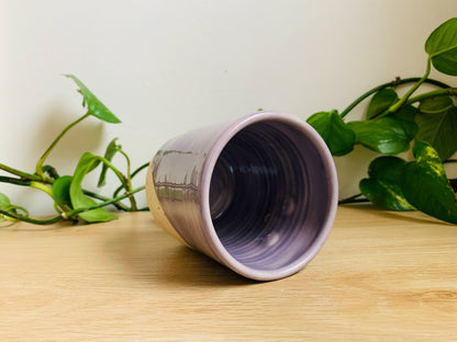 midi pot: speckled ivory/lavender